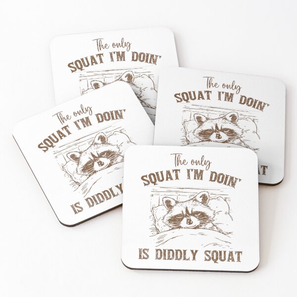 Item preview, The Only Squat I'm Doing Is Diddly Squat Funny Cowboy designed and sold by spirorinin.