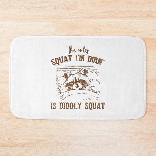 Item preview, The Only Squat I'm Doing Is Diddly Squat Funny Cowboy designed and sold by spirorinin.