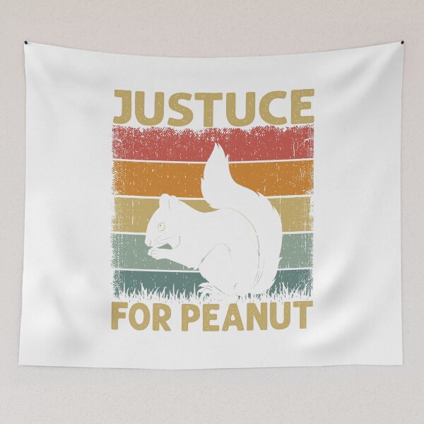 Artikelvorschau, Gerechtigkeit für Peanut das Eichhörnchen T-Shirt - Erdnuss Eichhörnchen entworfen und verkauft von VISIONSTURME.
