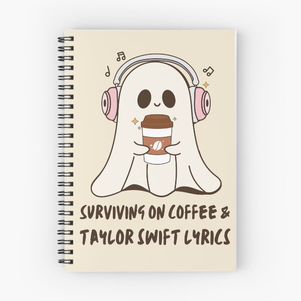 Item preview, Surviving On Coffee And Taylor Swift Lyrics designed and sold by Fanverse Merchandise.