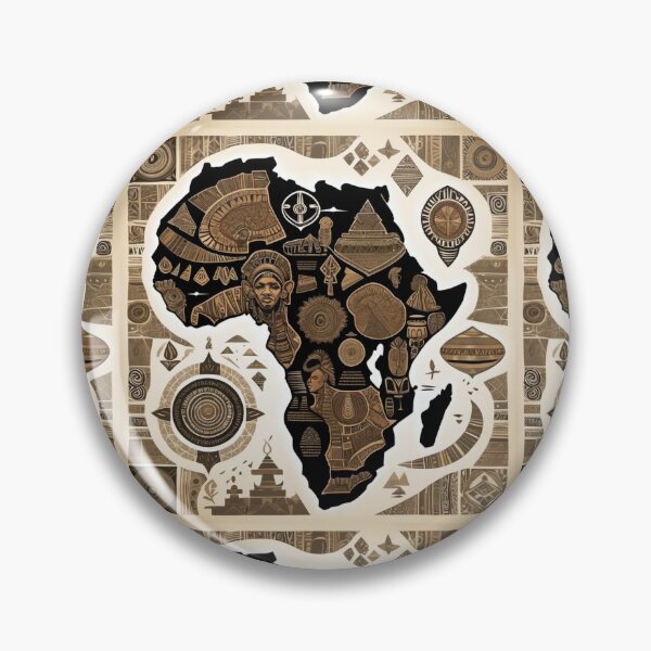 Item preview, Abstract Africa Print Design designed and sold by AnkhLyfeApparel.