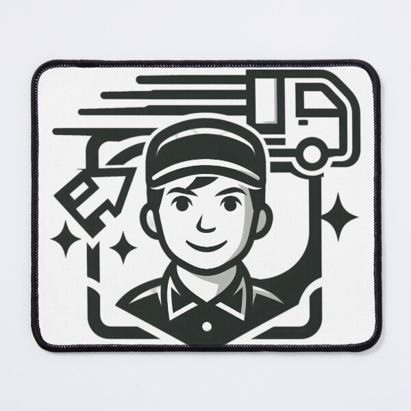 Item preview, "Speed on Wheels: The Ultimate Delivery Hero" designed and sold by vectorillus.