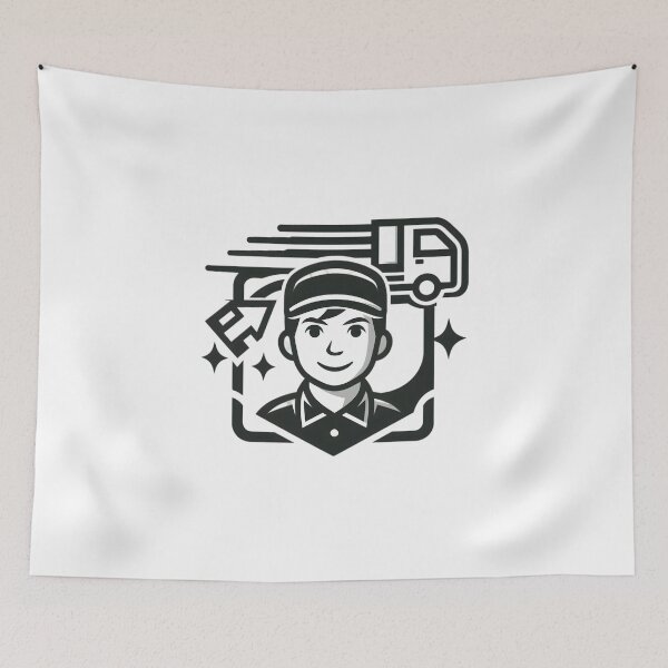 Item preview, "Speed on Wheels: The Ultimate Delivery Hero" designed and sold by vectorillus.