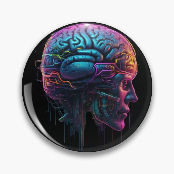 Item preview, Cyborg Brain, Cybernetic Mind, Cyberpunk designed and sold by Burn-Ego.