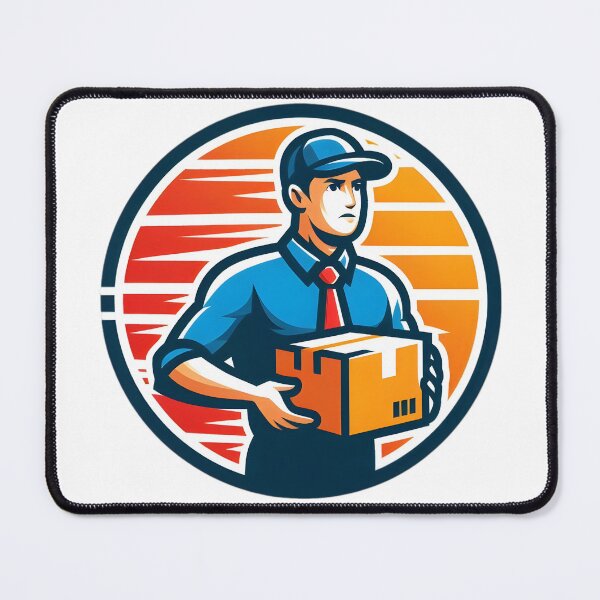 Item preview, "Speed on Wheels: The Ultimate Delivery Hero" designed and sold by vectorillus.