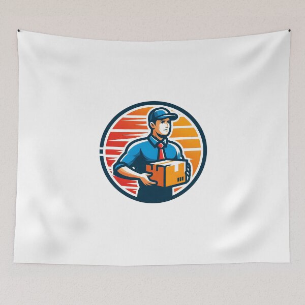 Item preview, "Speed on Wheels: The Ultimate Delivery Hero" designed and sold by vectorillus.