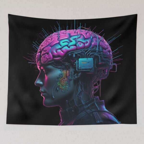 Item preview, Cyborg, Cybernetic Mind, Cyberpunk designed and sold by Burn-Ego.