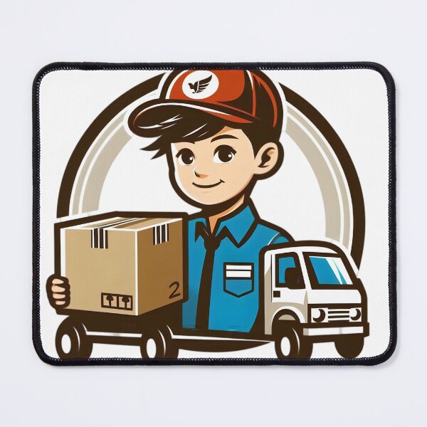 Item preview, "Speed on Wheels: The Ultimate Delivery Hero" designed and sold by vectorillus.