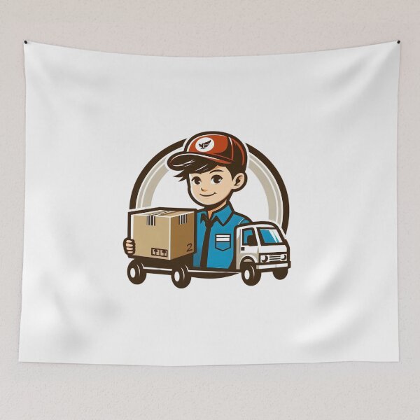 Item preview, "Speed on Wheels: The Ultimate Delivery Hero" designed and sold by vectorillus.