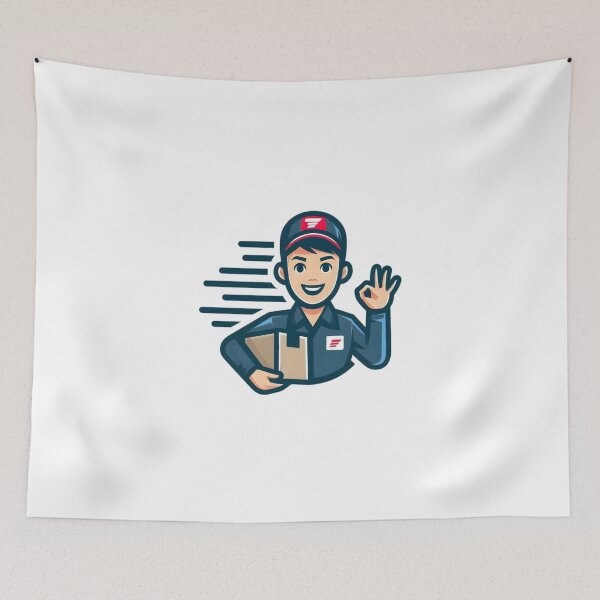 Item preview, "Speed on Wheels: The Ultimate Delivery Hero" designed and sold by vectorillus.