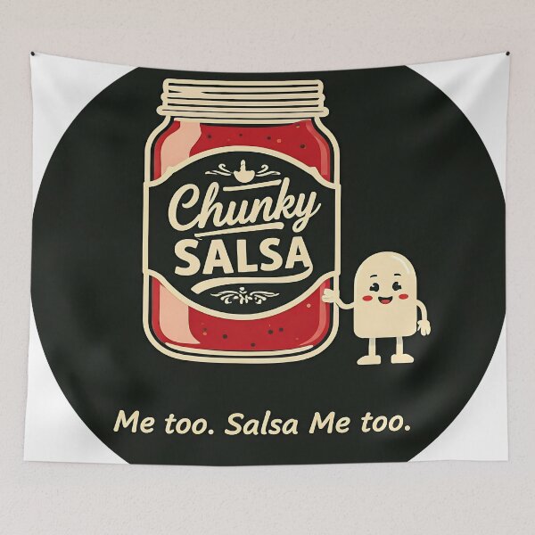 Item preview, Chunky Salsa - Fun & Playful Design designed and sold by TeesHearts100.