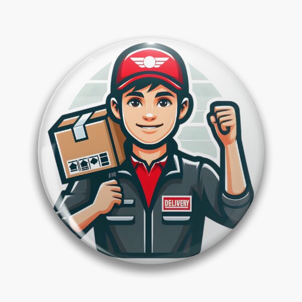 Item preview, "Speed on Wheels: The Ultimate Delivery Hero" designed and sold by vectorillus.
