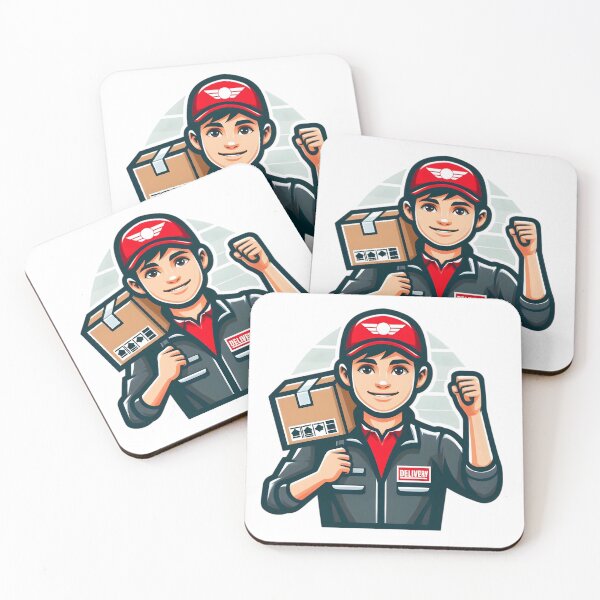 Item preview, "Speed on Wheels: The Ultimate Delivery Hero" designed and sold by vectorillus.