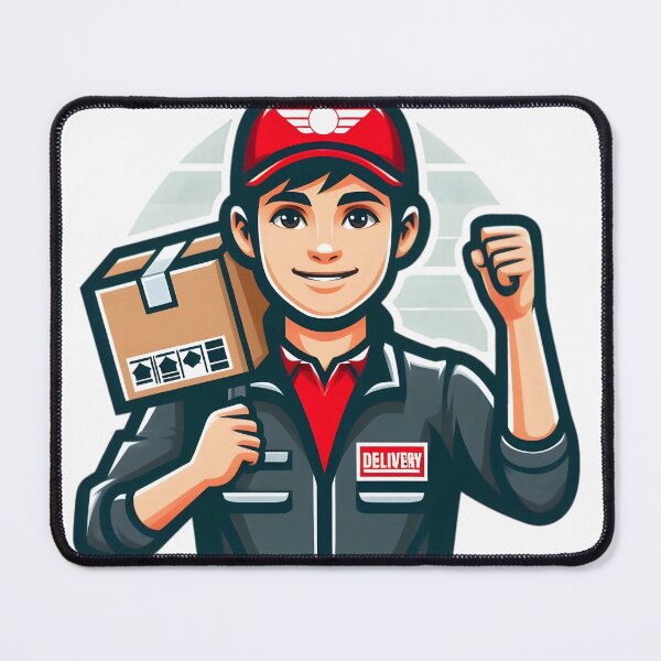 Item preview, "Speed on Wheels: The Ultimate Delivery Hero" designed and sold by vectorillus.