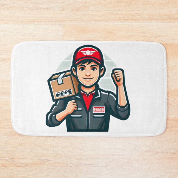 Item preview, "Speed on Wheels: The Ultimate Delivery Hero" designed and sold by vectorillus.