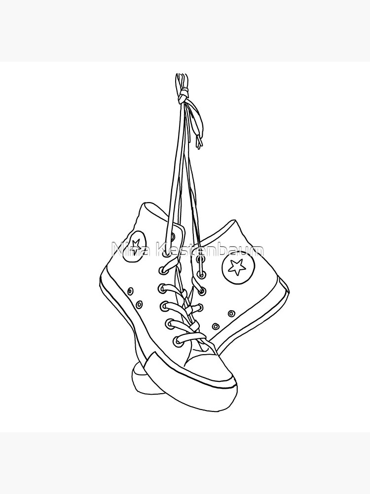 converse shoes drawing easy