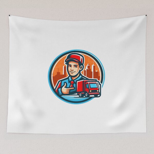 Item preview, "Speed on Wheels: The Ultimate Delivery Hero" designed and sold by vectorillus.