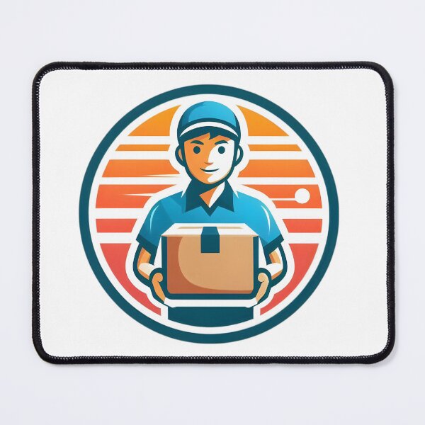 Item preview, "Speed on Wheels: The Ultimate Delivery Hero" designed and sold by vectorillus.
