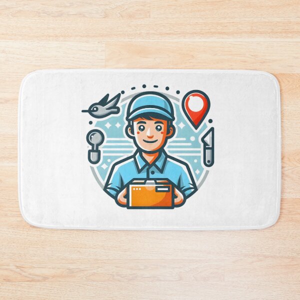 Item preview, "Speed on Wheels: The Ultimate Delivery Hero" designed and sold by vectorillus.