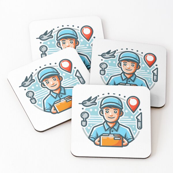 Item preview, "Speed on Wheels: The Ultimate Delivery Hero" designed and sold by vectorillus.