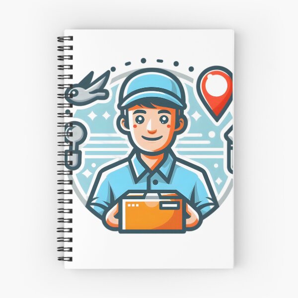 Item preview, "Speed on Wheels: The Ultimate Delivery Hero" designed and sold by vectorillus.