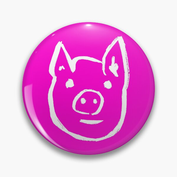 Item preview, Neon Pink Piggy Face designed and sold by MagentaTwilight.