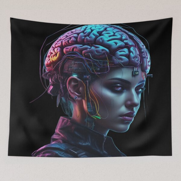 Item preview, Cybernetic Girl, Enhanced Cyberpunk, Neural Network designed and sold by Burn-Ego.