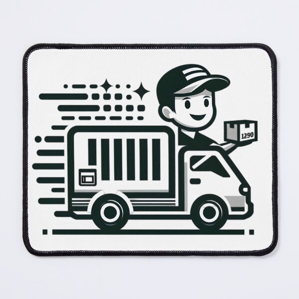 Item preview, "Speed on Wheels: The Ultimate Delivery Hero" designed and sold by vectorillus.