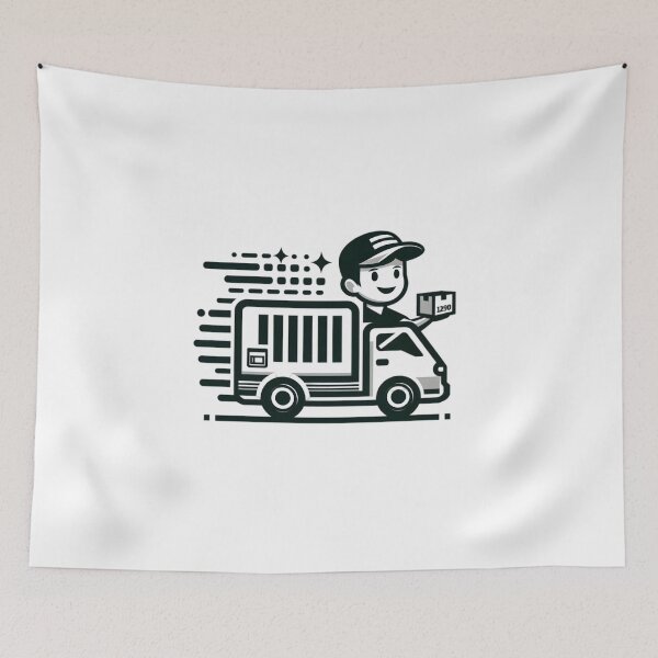 Item preview, "Speed on Wheels: The Ultimate Delivery Hero" designed and sold by vectorillus.