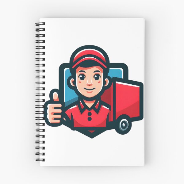 Item preview, "Speed on Wheels: The Ultimate Delivery Hero" designed and sold by vectorillus.