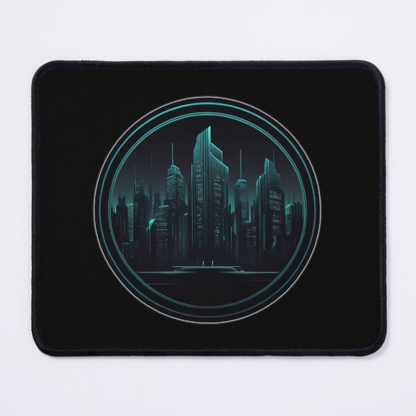 Item preview, Dark Cyber City, Circular Logo, Cyberpunk designed and sold by Burn-Ego.