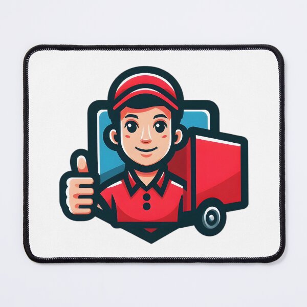 Item preview, "Speed on Wheels: The Ultimate Delivery Hero" designed and sold by vectorillus.