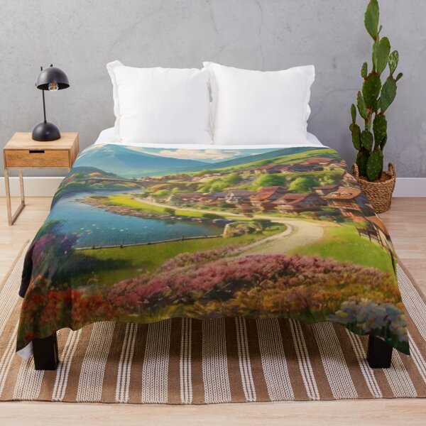 Item preview, A Magical Village in Nature’s Valley designed and sold by BlareBlare.