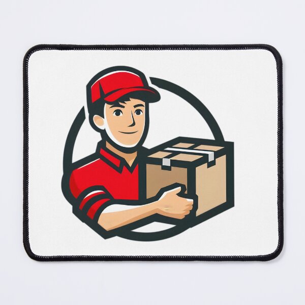 Item preview, "Speed on Wheels: The Ultimate Delivery Hero" designed and sold by vectorillus.