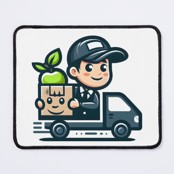 Item preview, "Speed on Wheels: The Ultimate Delivery Hero" designed and sold by vectorillus.
