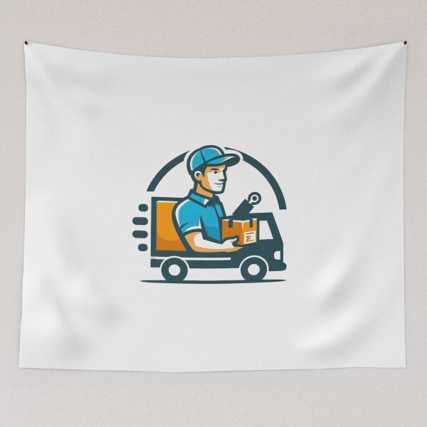 Item preview, "Speed on Wheels: The Ultimate Delivery Hero" designed and sold by vectorillus.