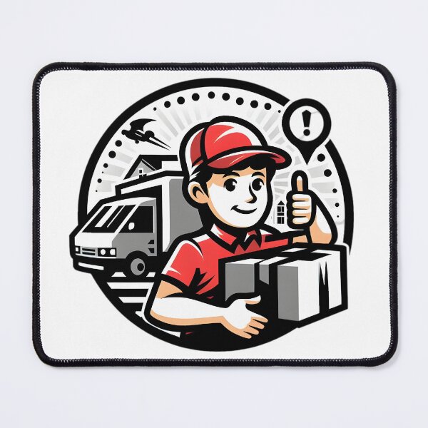 Item preview, "Speed on Wheels: The Ultimate Delivery Hero" designed and sold by vectorillus.