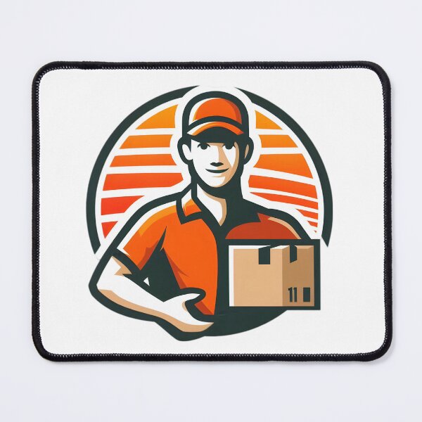 Item preview, "Speed on Wheels: The Ultimate Delivery Hero" designed and sold by vectorillus.
