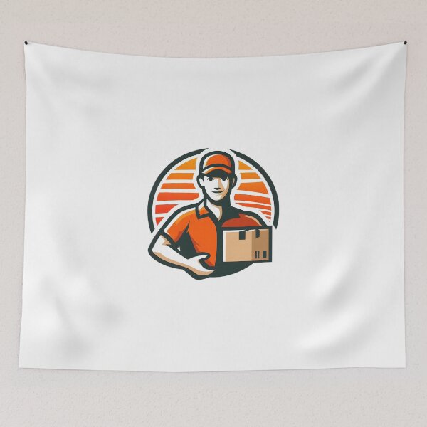 Item preview, "Speed on Wheels: The Ultimate Delivery Hero" designed and sold by vectorillus.