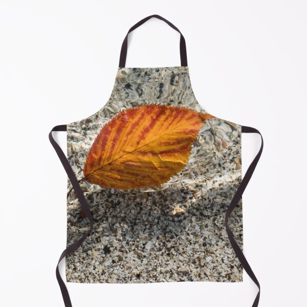 Item preview, Autumnal Bijou - Floating Cherry Leaf in Orange and Red designed and sold by Georgia Mizuleva.