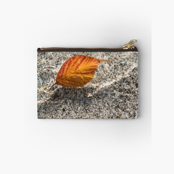 Item preview, Autumnal Bijou - Floating Cherry Leaf in Orange and Red designed and sold by Georgia Mizuleva.