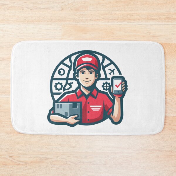 Item preview, "Speed on Wheels: The Ultimate Delivery Hero" designed and sold by vectorillus.