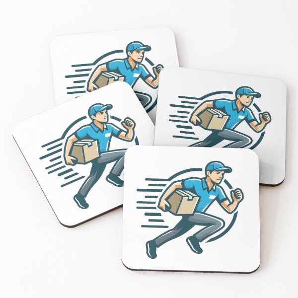 Item preview, "Speed on Wheels: The Ultimate Delivery Hero" designed and sold by vectorillus.