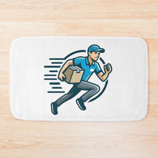 Item preview, "Speed on Wheels: The Ultimate Delivery Hero" designed and sold by vectorillus.