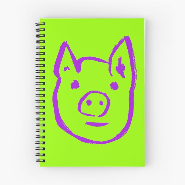 Item preview, Purple Piggy Face designed and sold by MagentaTwilight.
