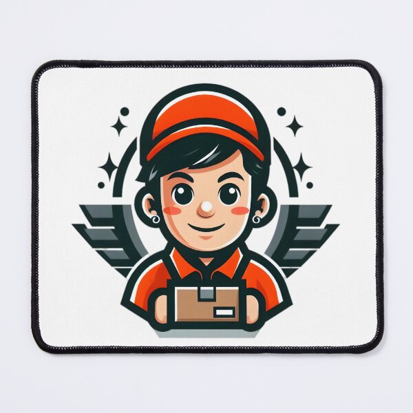Item preview, "Speed on Wheels: The Ultimate Delivery Hero" designed and sold by vectorillus.