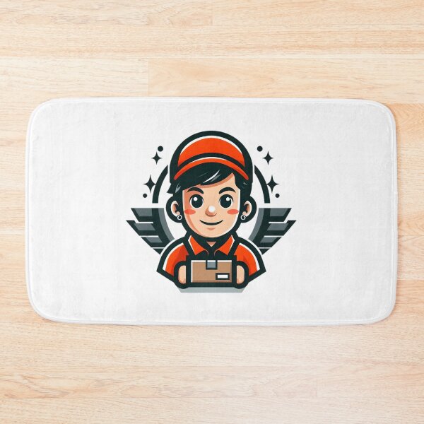 Item preview, "Speed on Wheels: The Ultimate Delivery Hero" designed and sold by vectorillus.