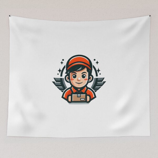 Item preview, "Speed on Wheels: The Ultimate Delivery Hero" designed and sold by vectorillus.