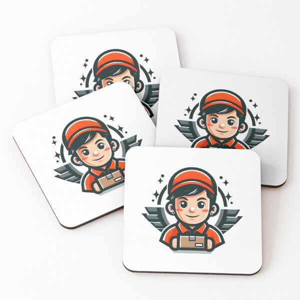 Item preview, "Speed on Wheels: The Ultimate Delivery Hero" designed and sold by vectorillus.