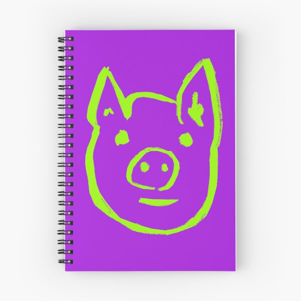 Item preview, Lime Green Piggy Face designed and sold by MagentaTwilight.